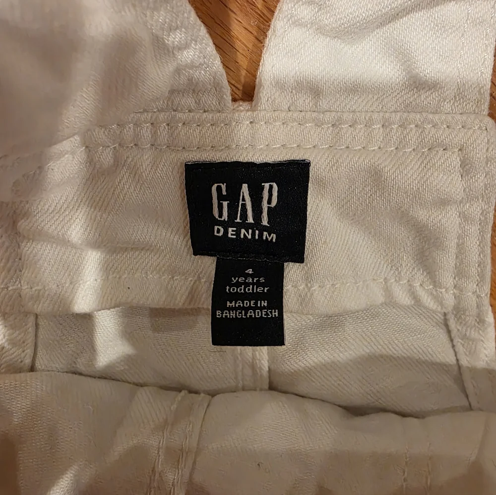 Gap Denim White Shortalls